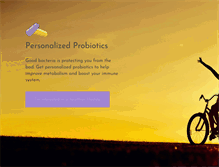 Tablet Screenshot of personalizedprobiotics.com